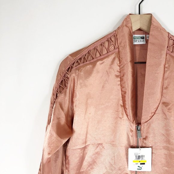 puma satin lux t7 jacket